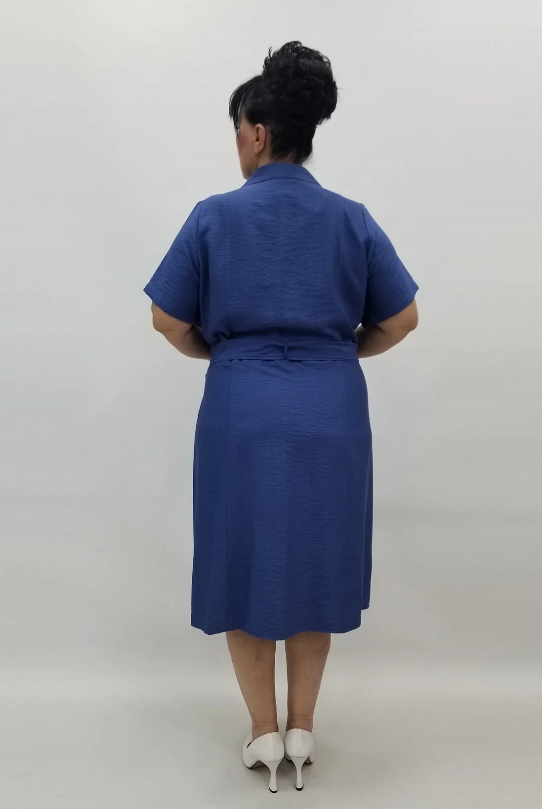 Miraggio Büyük Beden Elbise 99540 İNDİGO