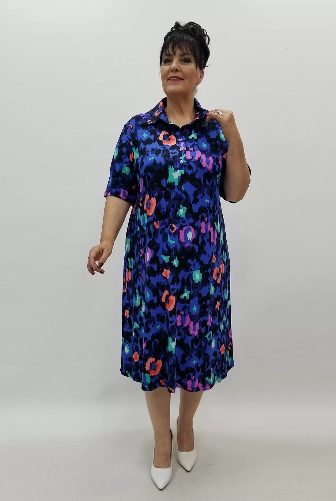 Miraggio Büyük Beden Elbise 99686 SAKS