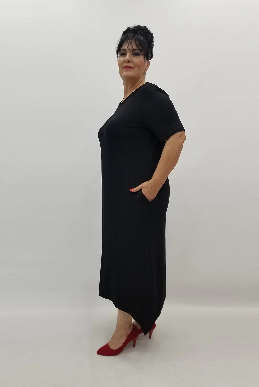 Miraggio Büyük Beden Elbise 99793 SİYAH