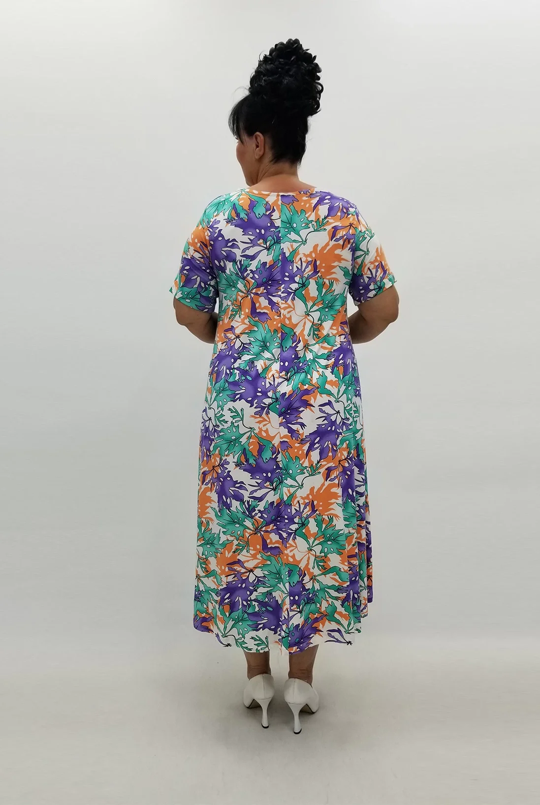 Miraggio Büyük Beden Elbise 99812 MOR