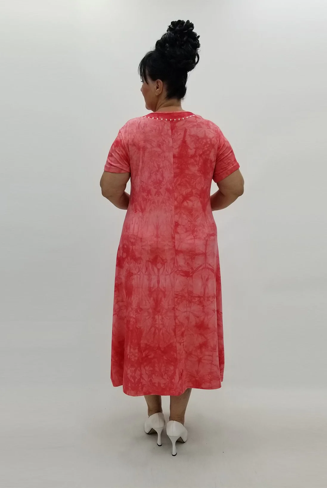 Miraggio Büyük Beden Elbise 99861 MERCAN