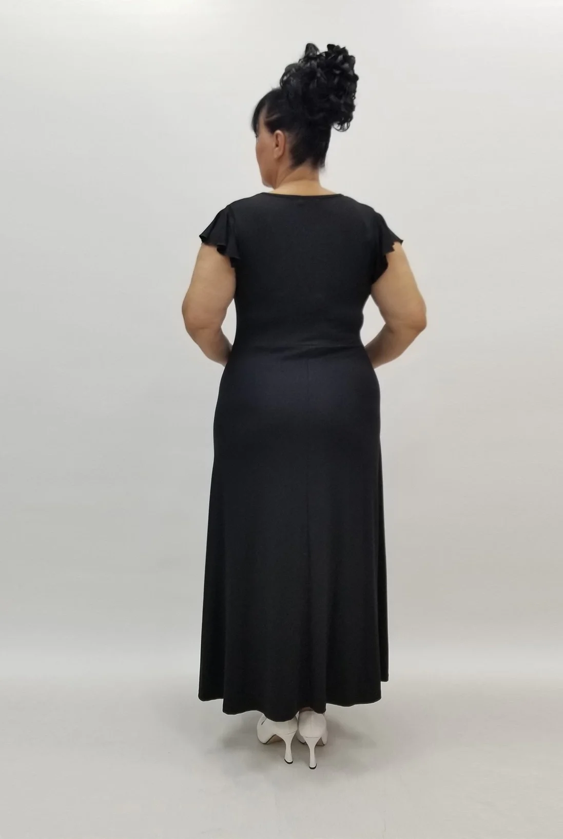 Miraggio Büyük Beden Elbise 99887 SİYAH