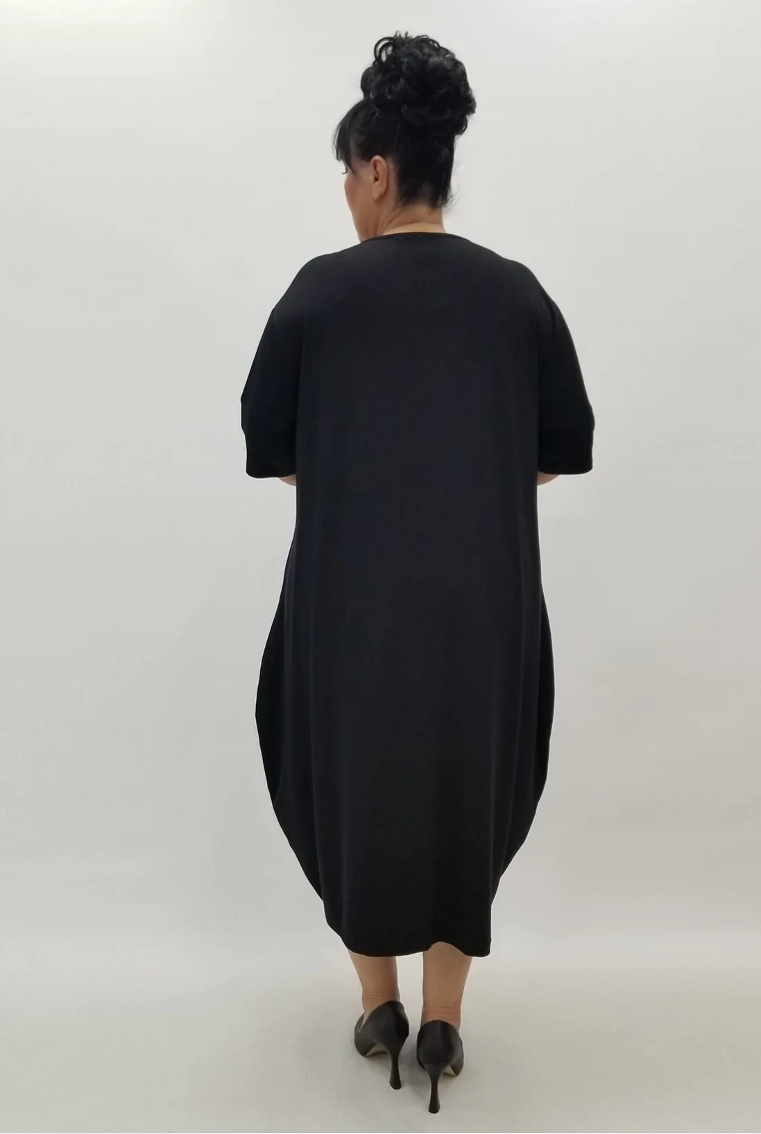 Miraggio Büyük Beden Elbise 99896 SİYAH