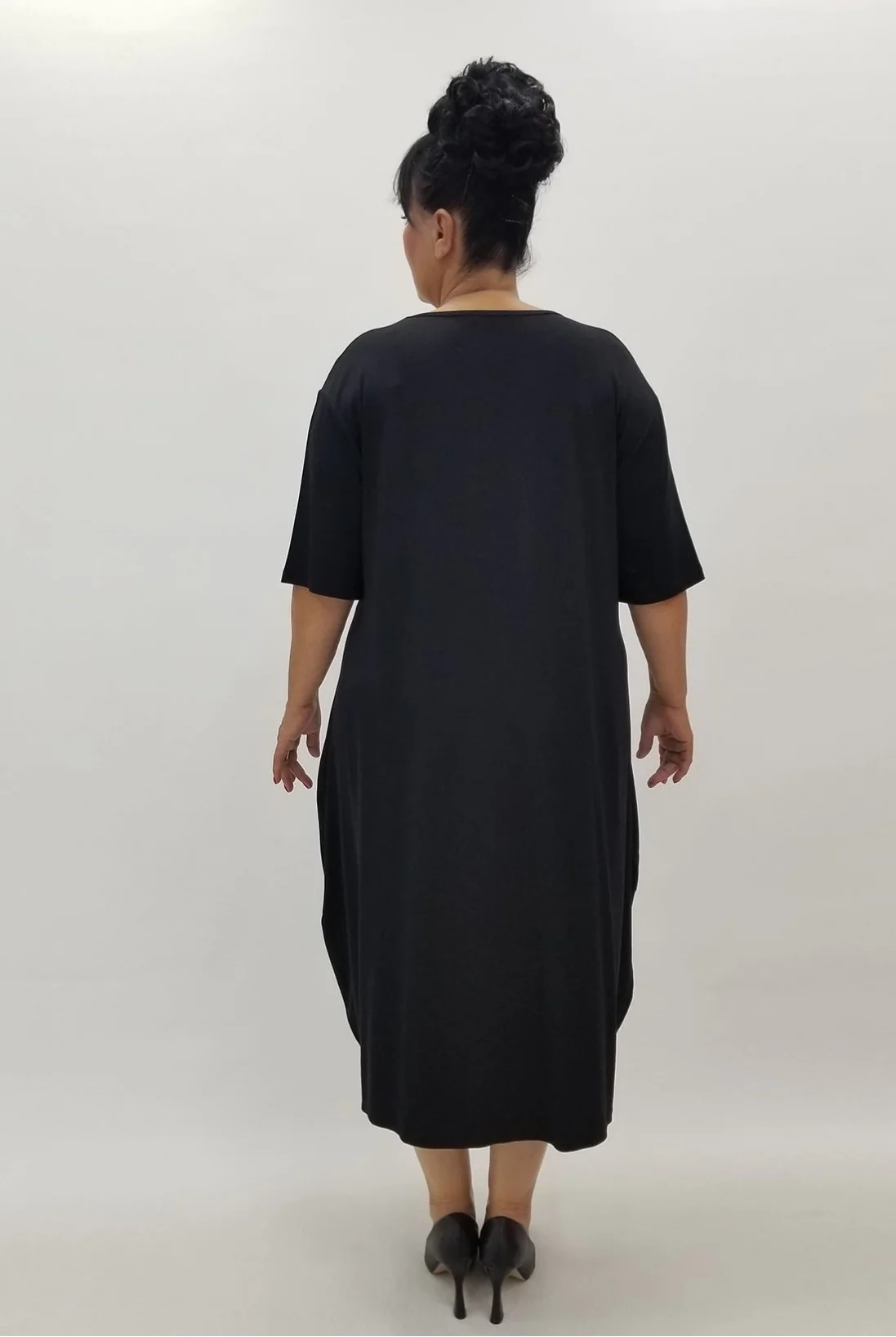 Miraggio Büyük Beden Elbise 99897 SİYAH