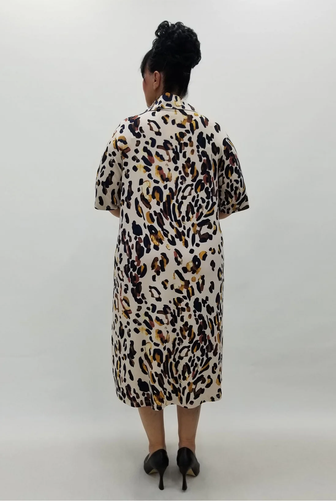 Miraggio Büyük Beden Elbise 99921 KREM