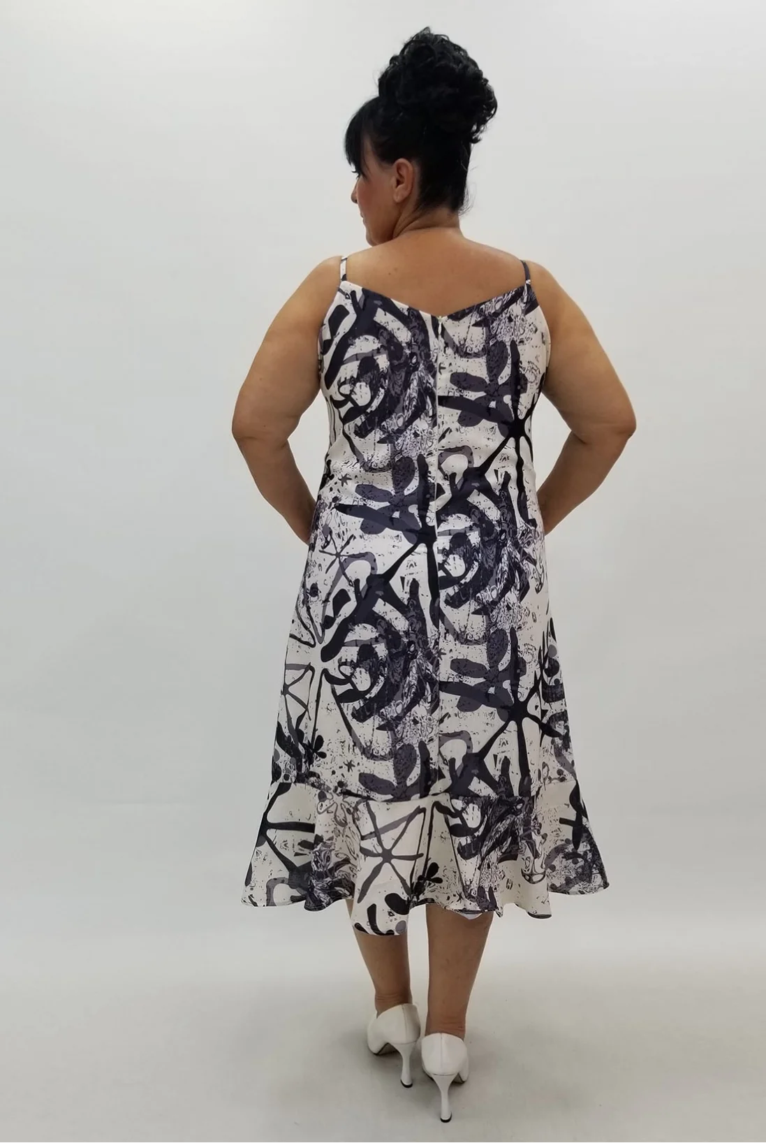 Miraggio Büyük Beden Elbise 99942 SİYAH