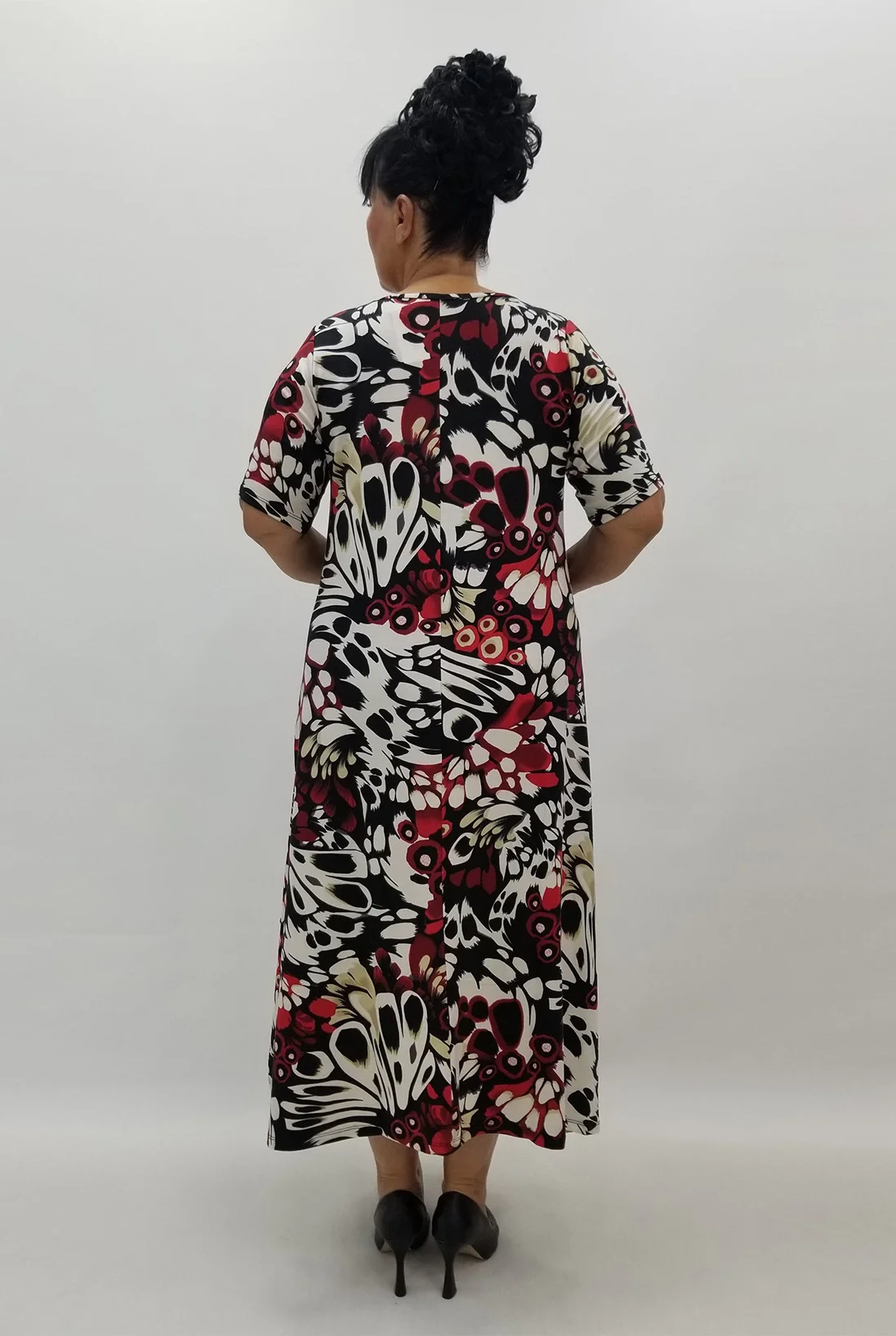 Miraggio Büyük Beden Elbise 99954 BORDO