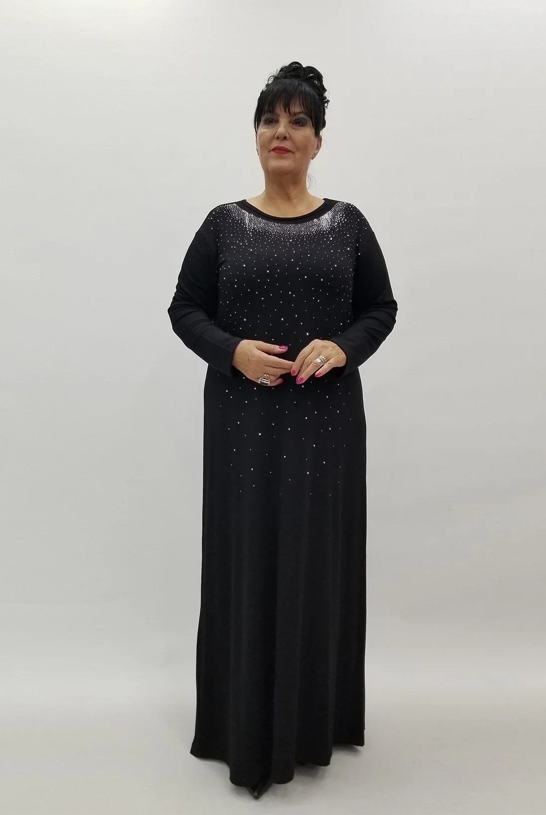 Miraggio Büyük Beden Elbise 99984 GÜMÜŞ