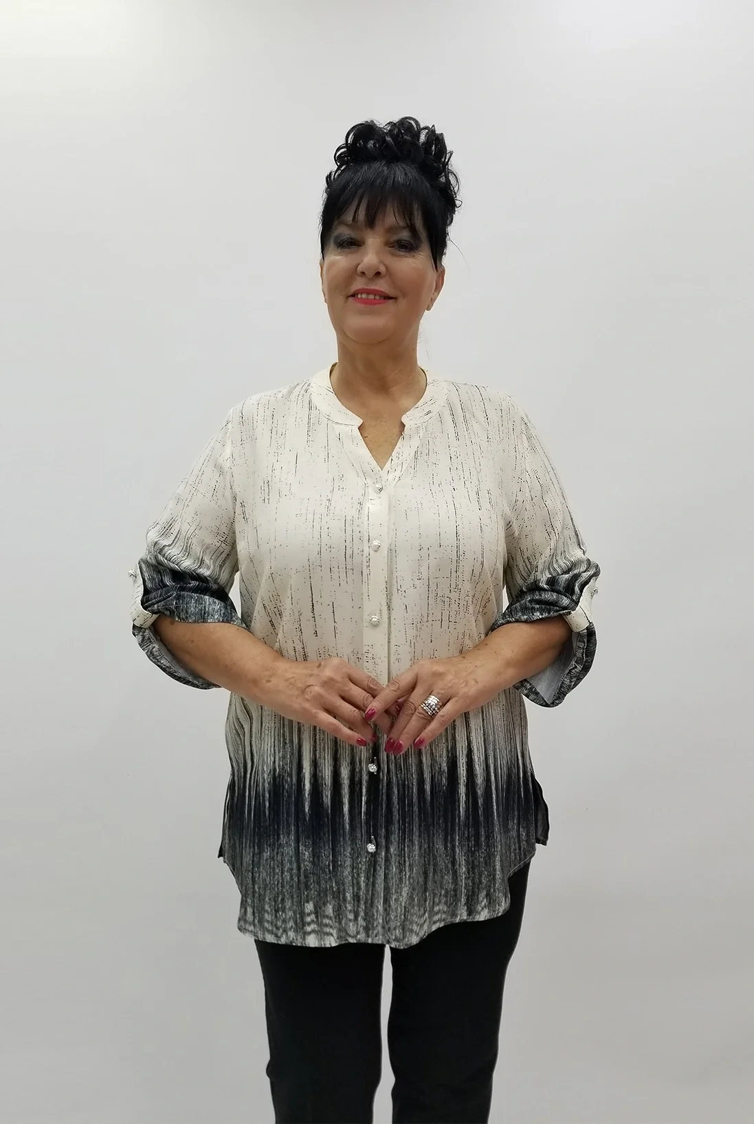 Miraggio Büyük Beden Gömlek 4034 SİYAH