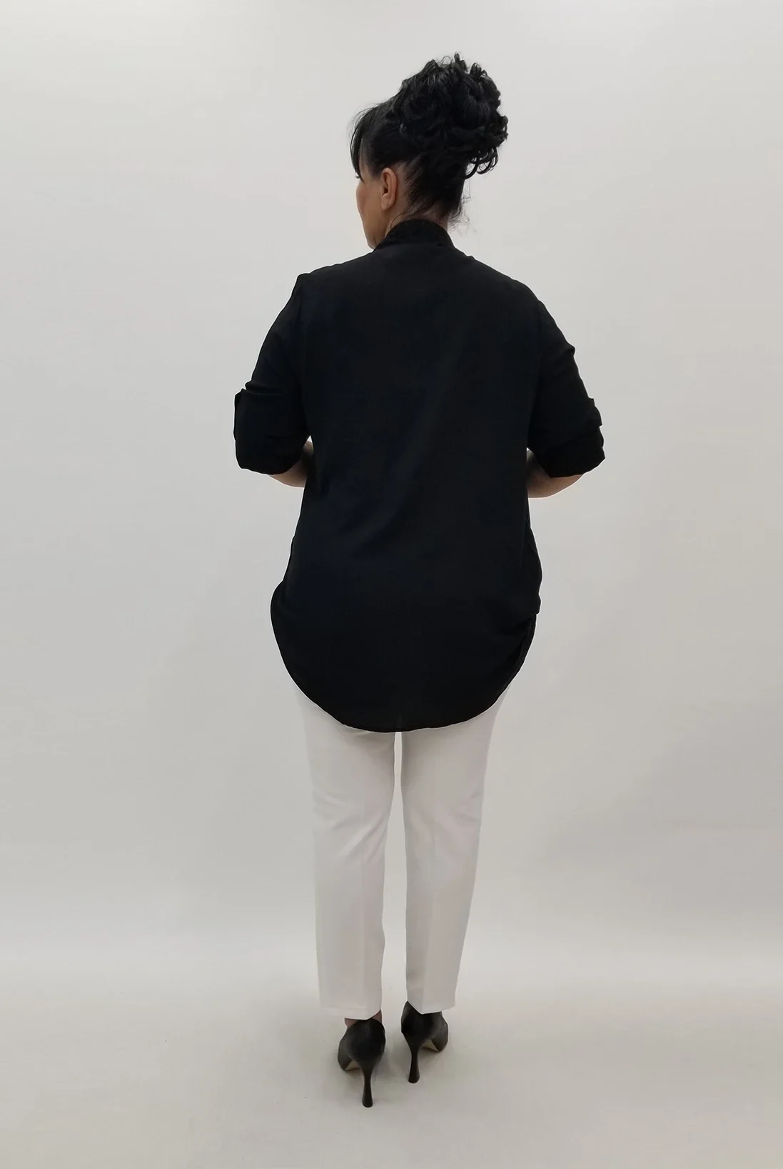 Miraggio Büyük Beden Gömlek 90242 SİYAH