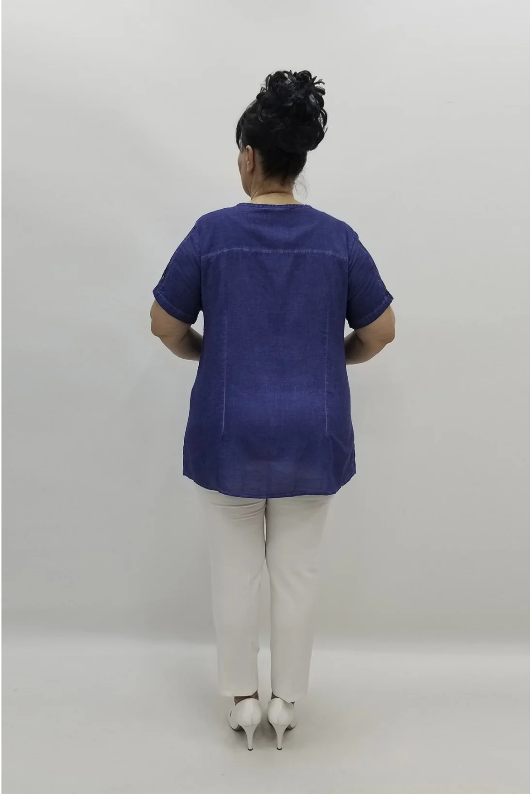 Miraggio Büyük Beden Gömlek 97665 LACİVERT