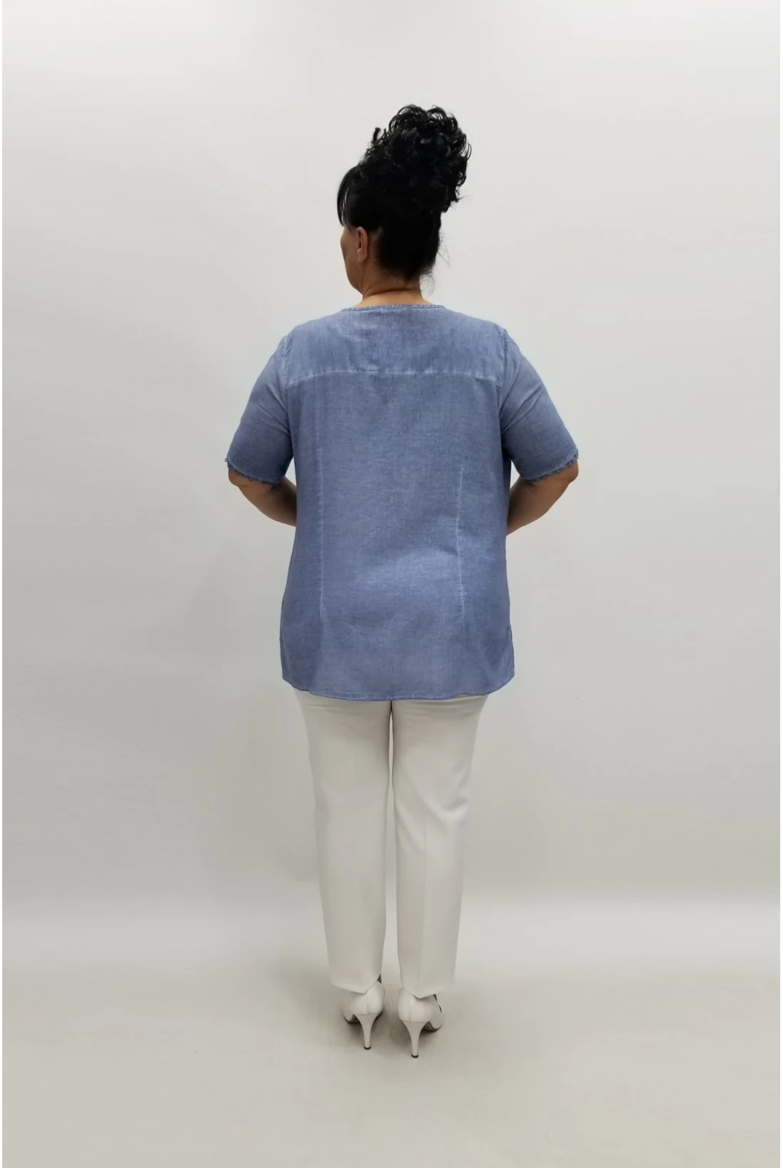 Miraggio Büyük Beden Gömlek 97767 MAVİ