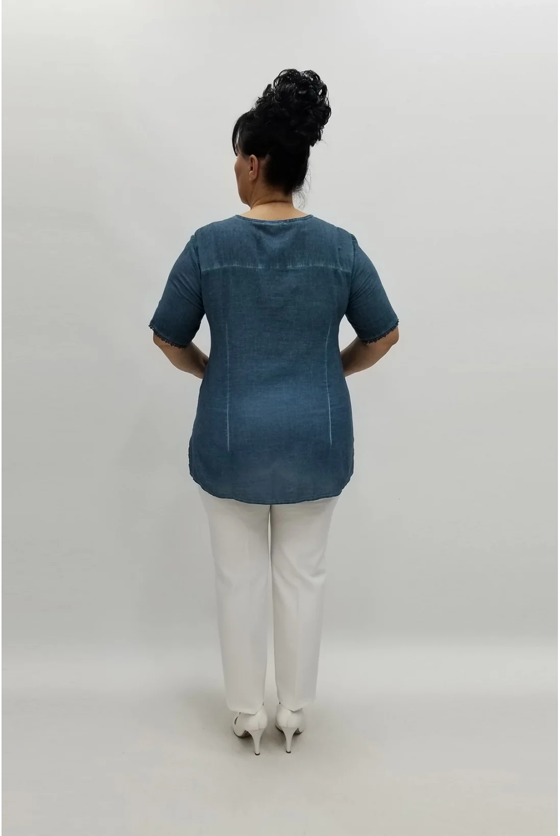 Miraggio Büyük Beden Gömlek 97767 PETROL