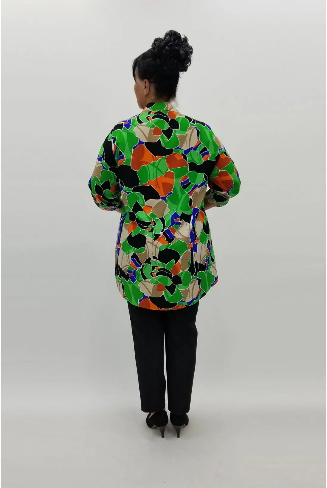 Miraggio Büyük Beden Gömlek 97829 YEŞİL