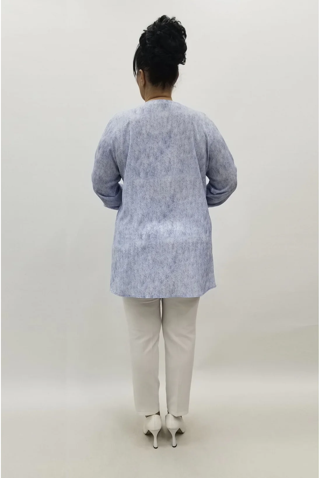 Miraggio Büyük Beden Gömlek 98723 MAVİ