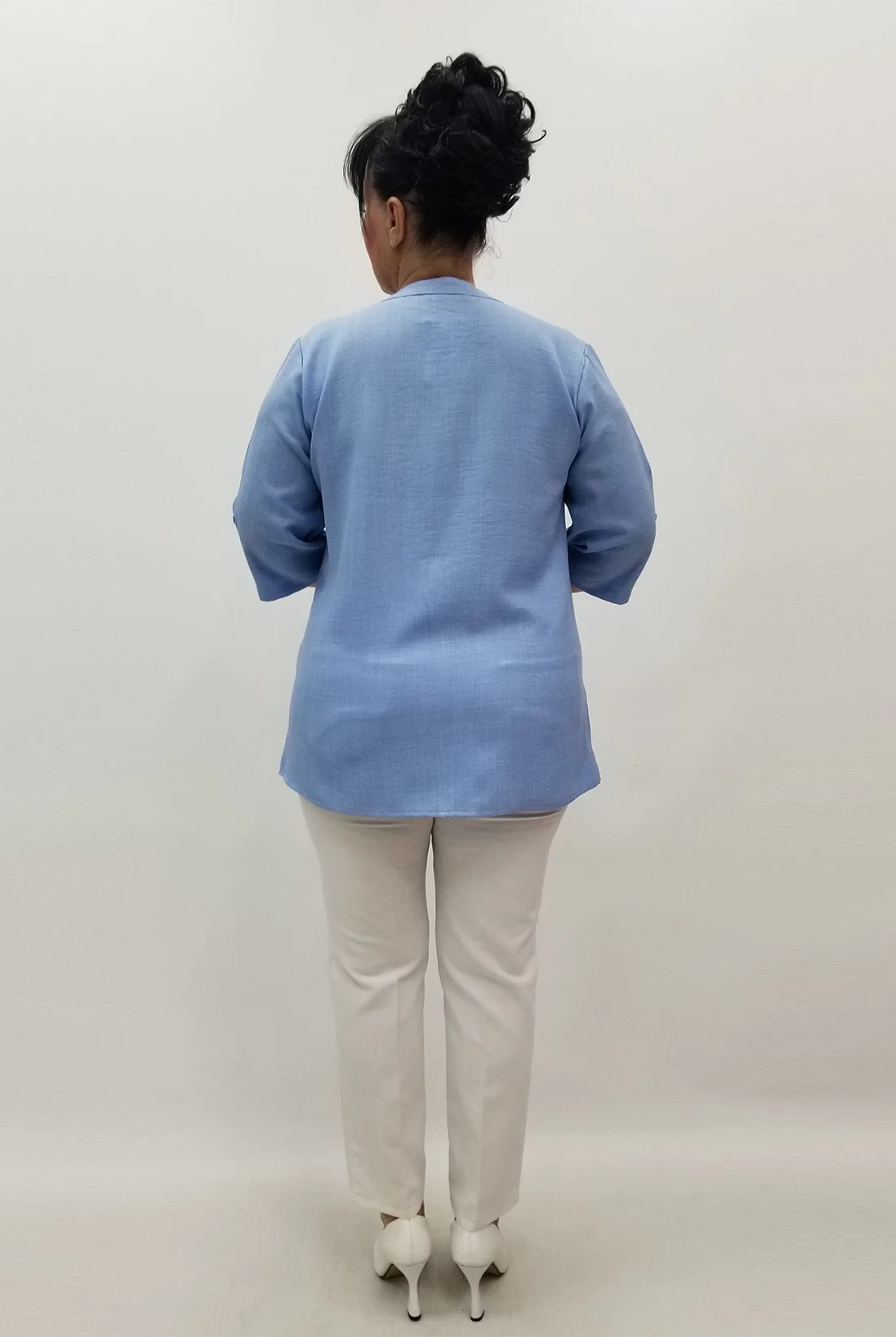 Miraggio Büyük Beden Gömlek 99504 MAVİ