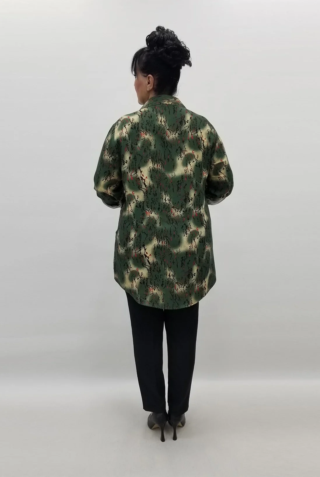 Miraggio Büyük Beden Gömlek 99560 YEŞİL