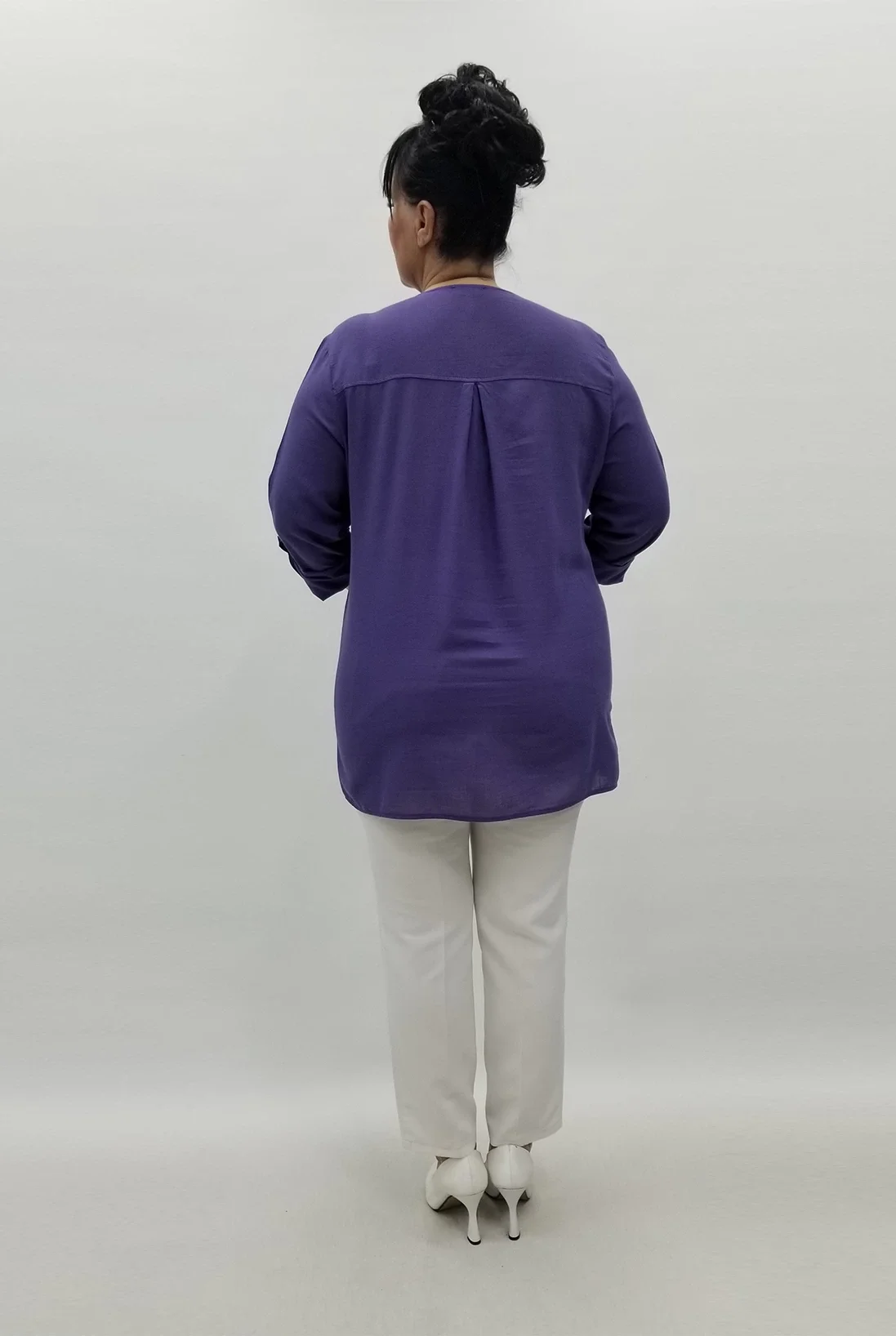 Miraggio Büyük Beden Gömlek 99564 MOR