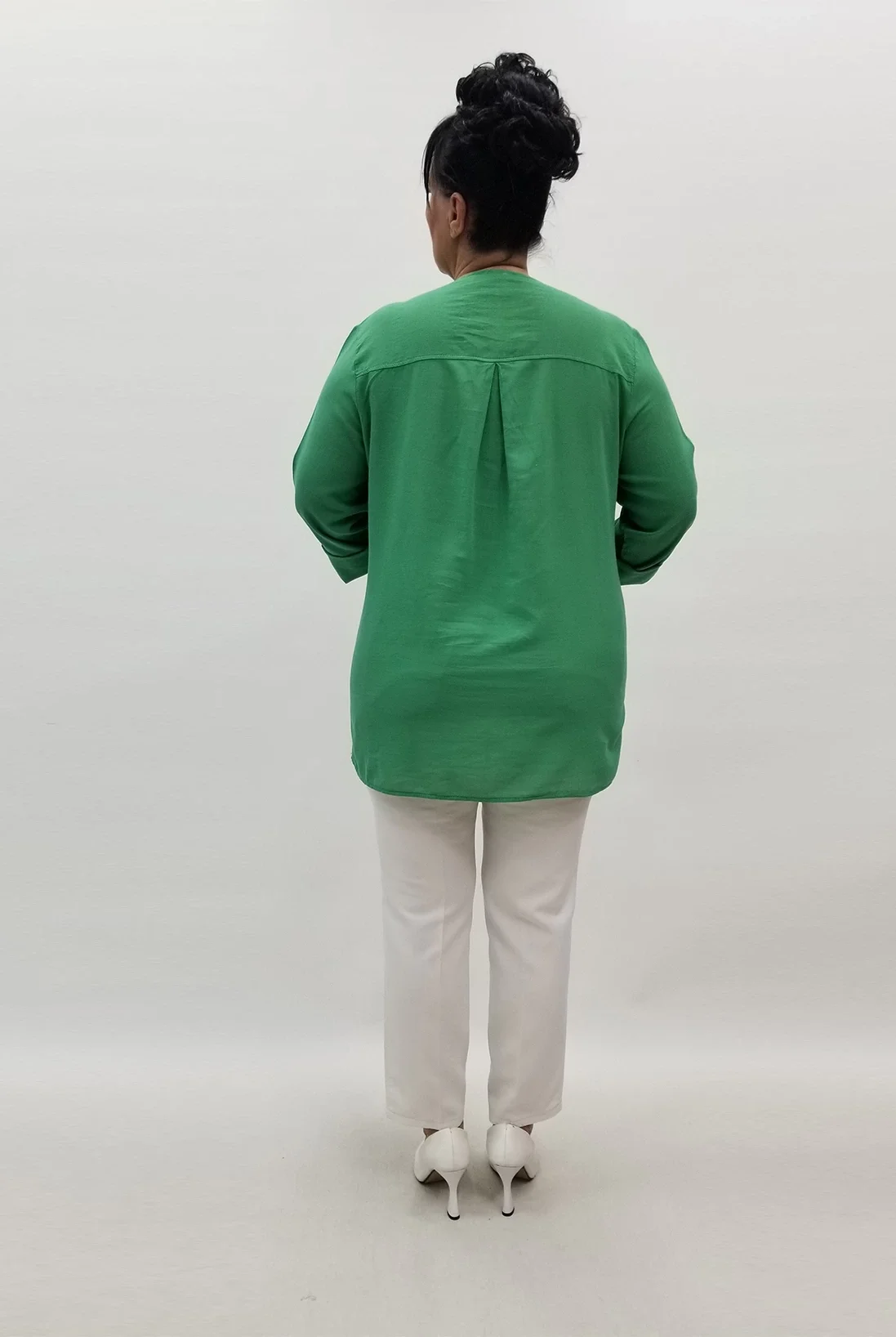 Miraggio Büyük Beden Gömlek 99564 YEŞİL