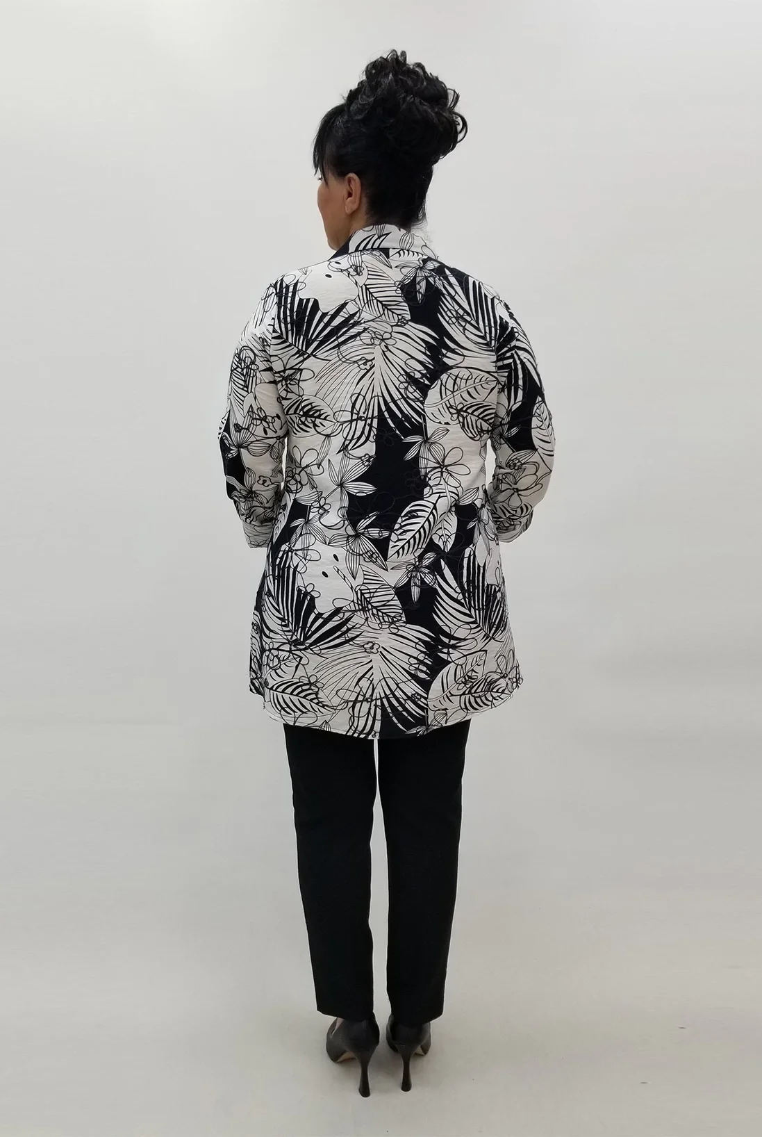 Miraggio Büyük Beden Gömlek 99594 SİYAH/BEYAZ