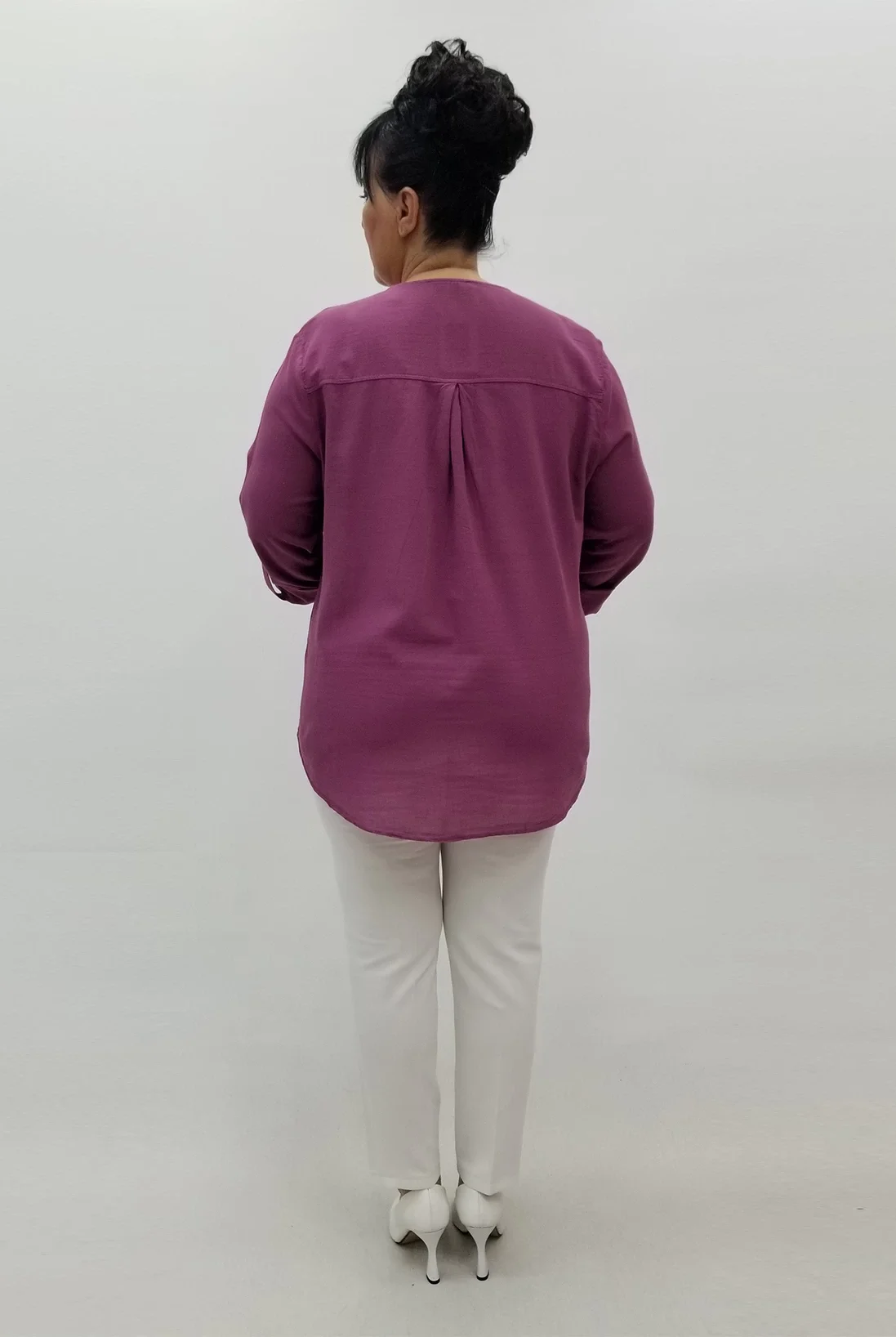 Miraggio Büyük Beden Gömlek 99633 MÜRDÜM