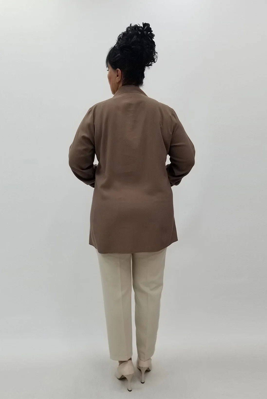 Miraggio Büyük Beden Gömlek 99670 KAHVE