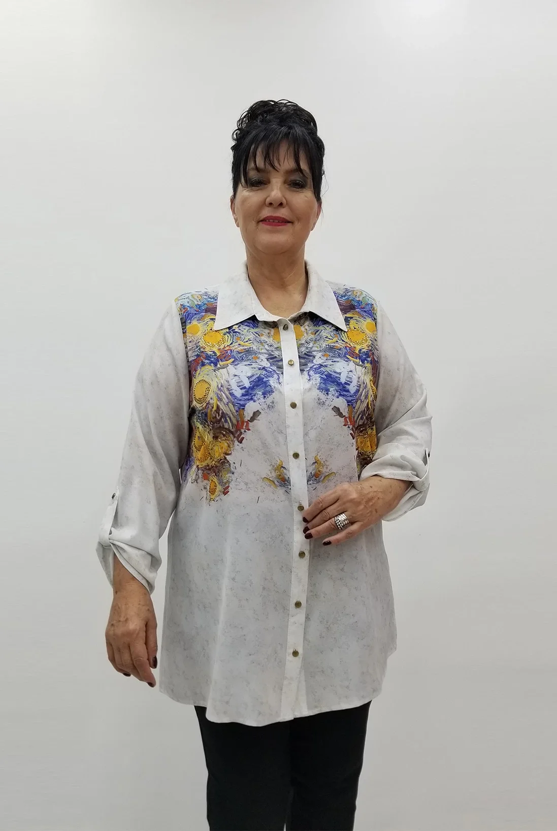 Miraggio Büyük Beden Gömlek 99679 ORJİNAL