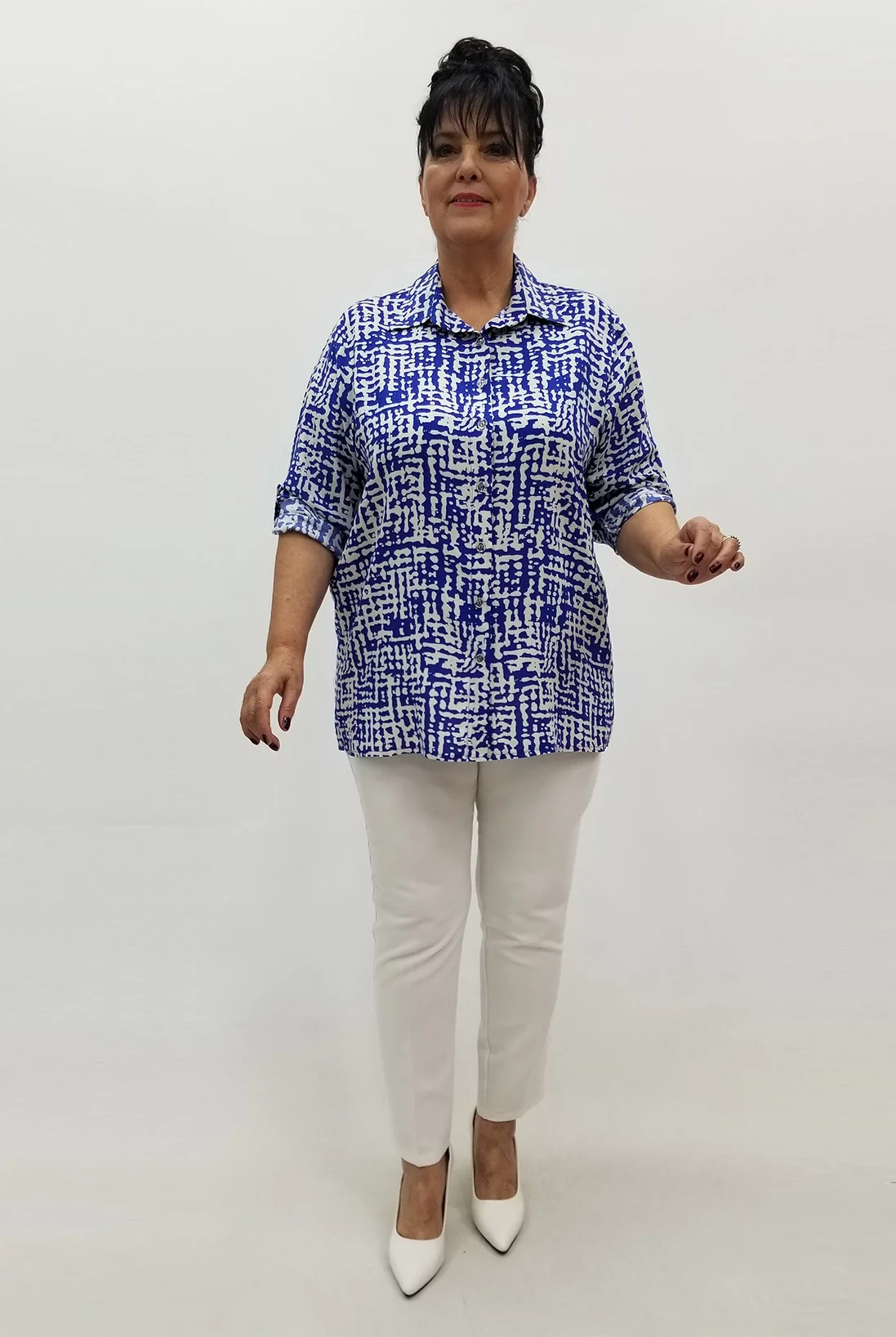 Miraggio Büyük Beden Gömlek 99696 SAKS