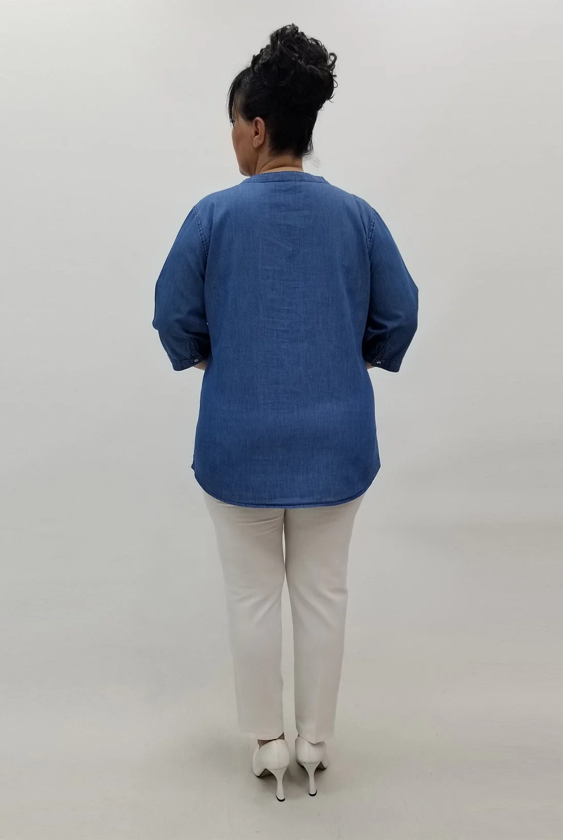 Miraggio Büyük Beden Gömlek 99705 KOT MAVİ