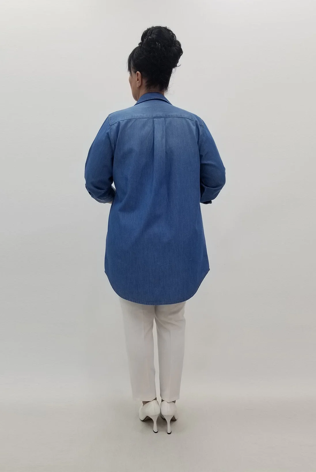 Miraggio Büyük Beden Gömlek 99738 KOT MAVİ