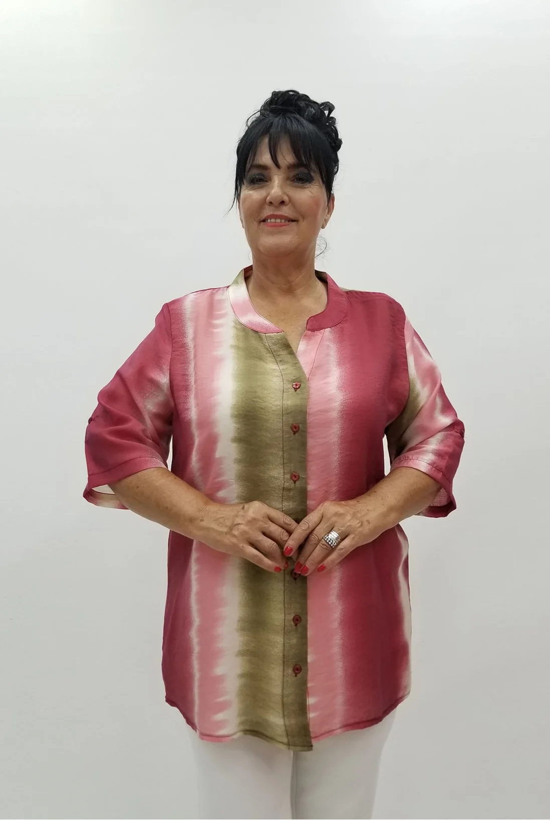 Miraggio Büyük Beden Gömlek 99842 BORDO