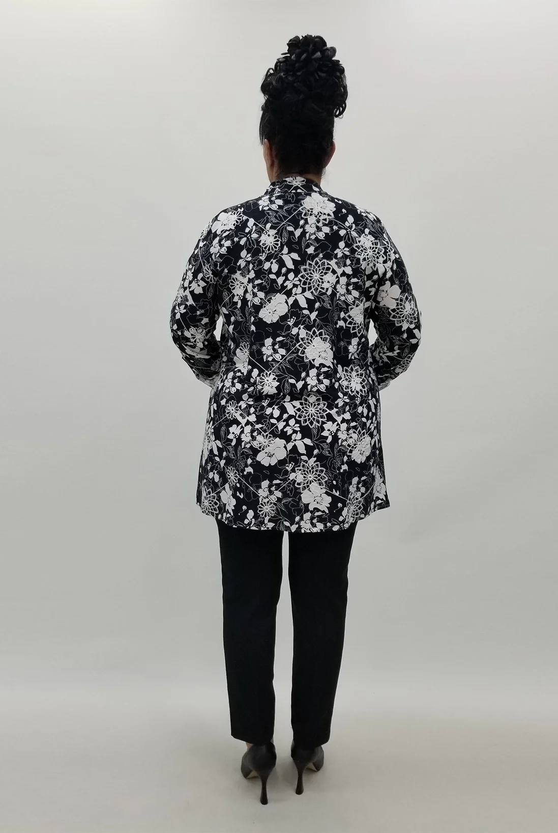 Miraggio Büyük Beden Gömlek 99959 SİYAH/BEYAZ