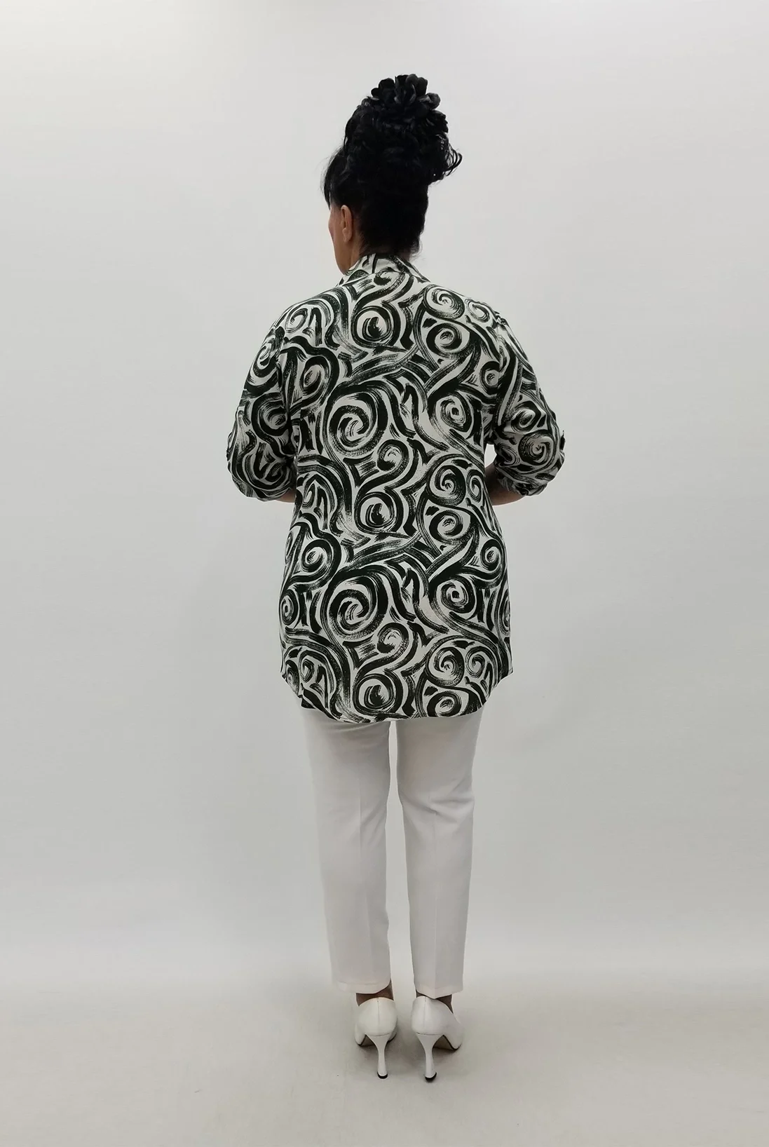 Miraggio Büyük Beden Gömlek 99970 HAKİ