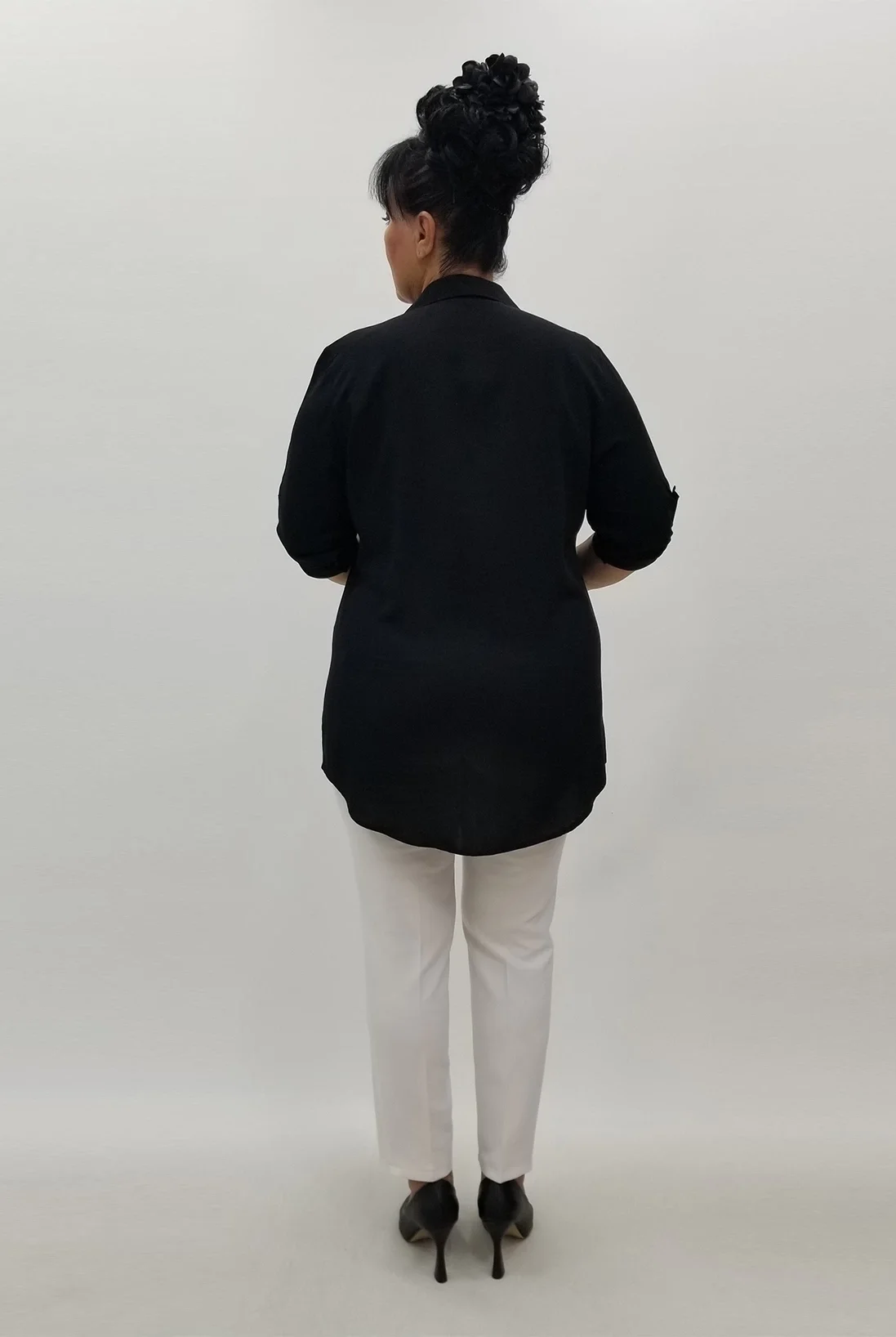 Miraggio Büyük Beden Gömlek 99972 SİYAH