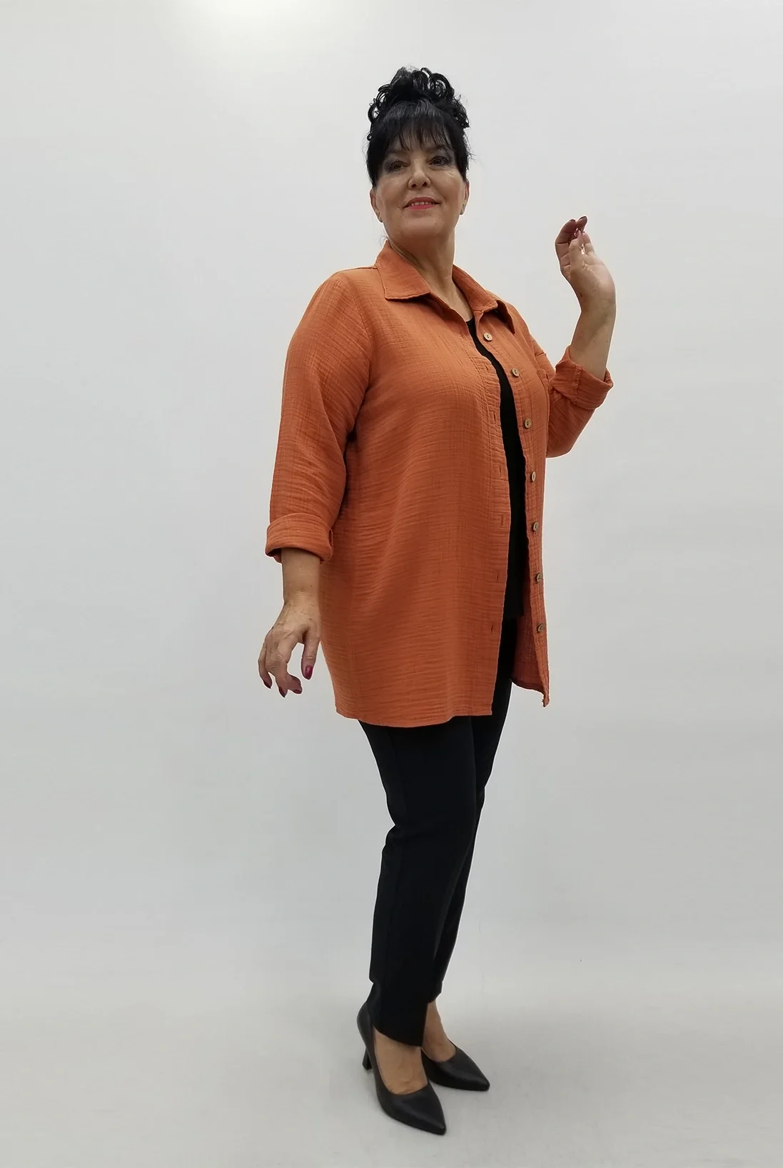 Miraggio Büyük Beden Gömlek 99979 TARÇIN