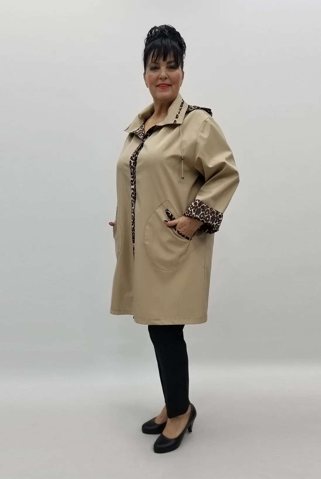 Miraggio Büyük Beden Kaban 4001 BEJ