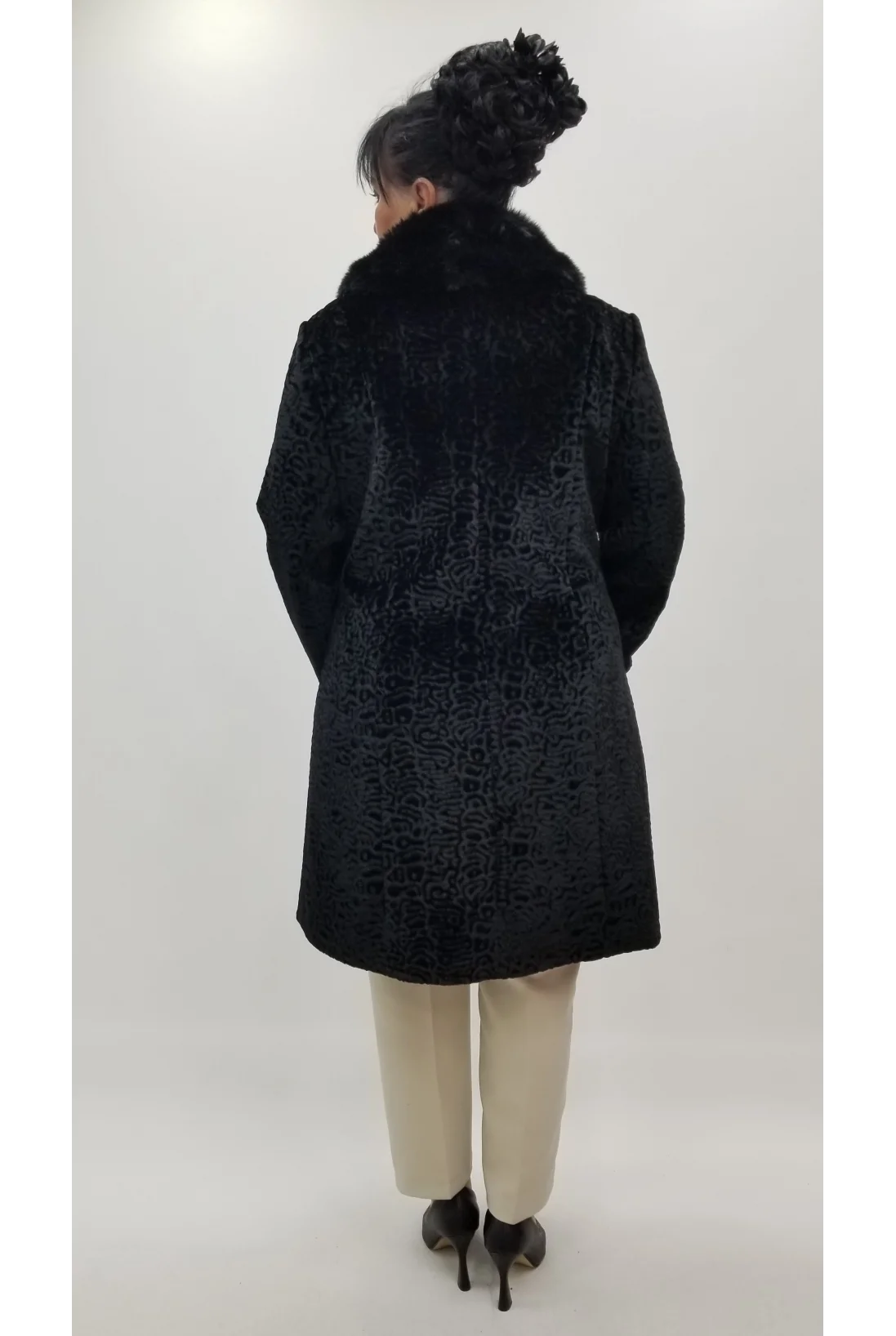 Miraggio Büyük Beden Kaban 4333 SİYAH