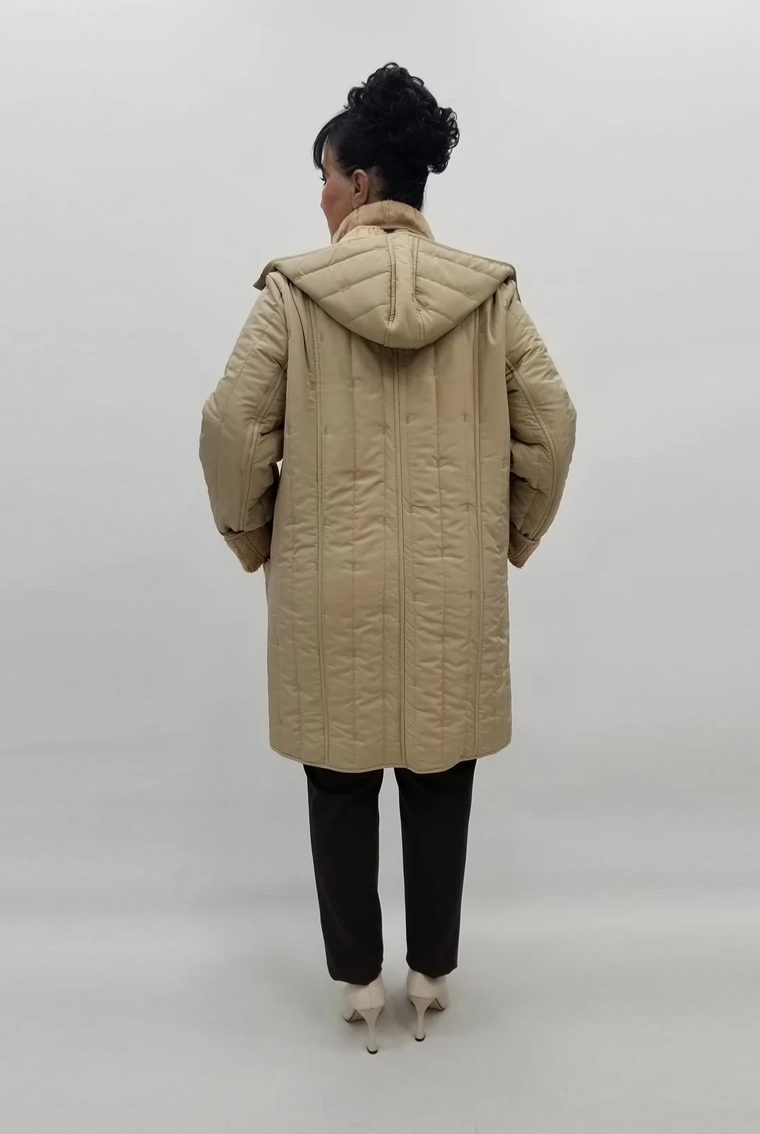 Miraggio Büyük Beden Kaban 99345 BEJ