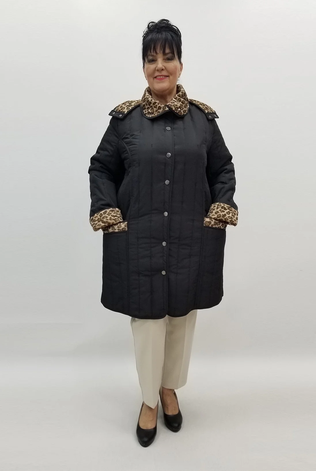 Miraggio Büyük Beden Kaban 99345 KAHVE