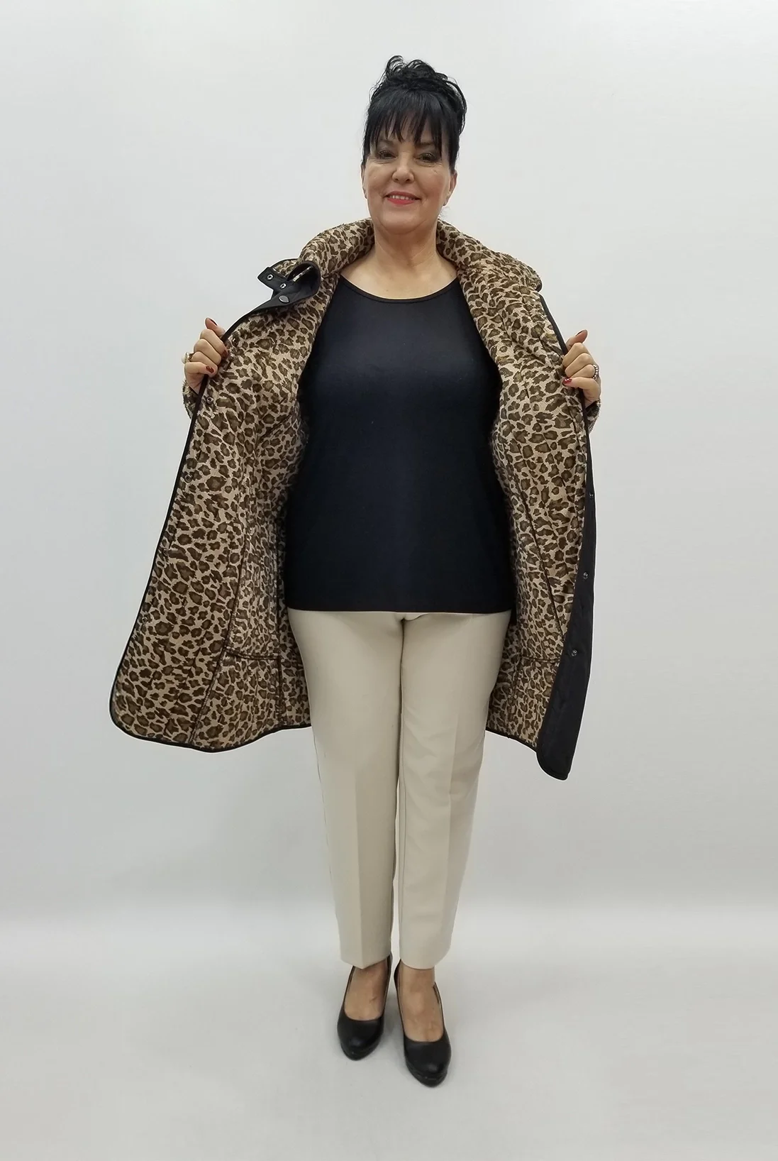 Miraggio Büyük Beden Kaban 99345 KAHVE