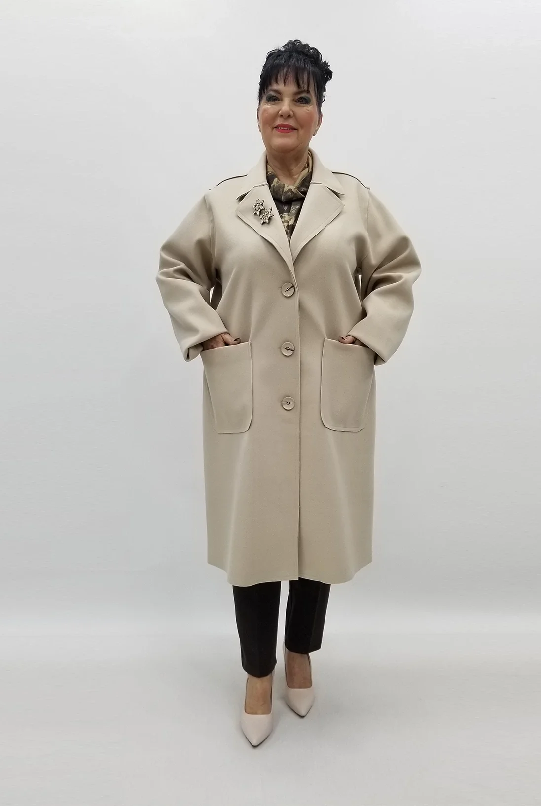 Miraggio Büyük Beden Kaban 99360 TAŞ