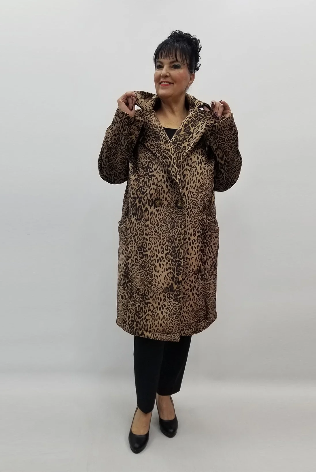 Miraggio Büyük Beden Kaban 99370 KAHVE