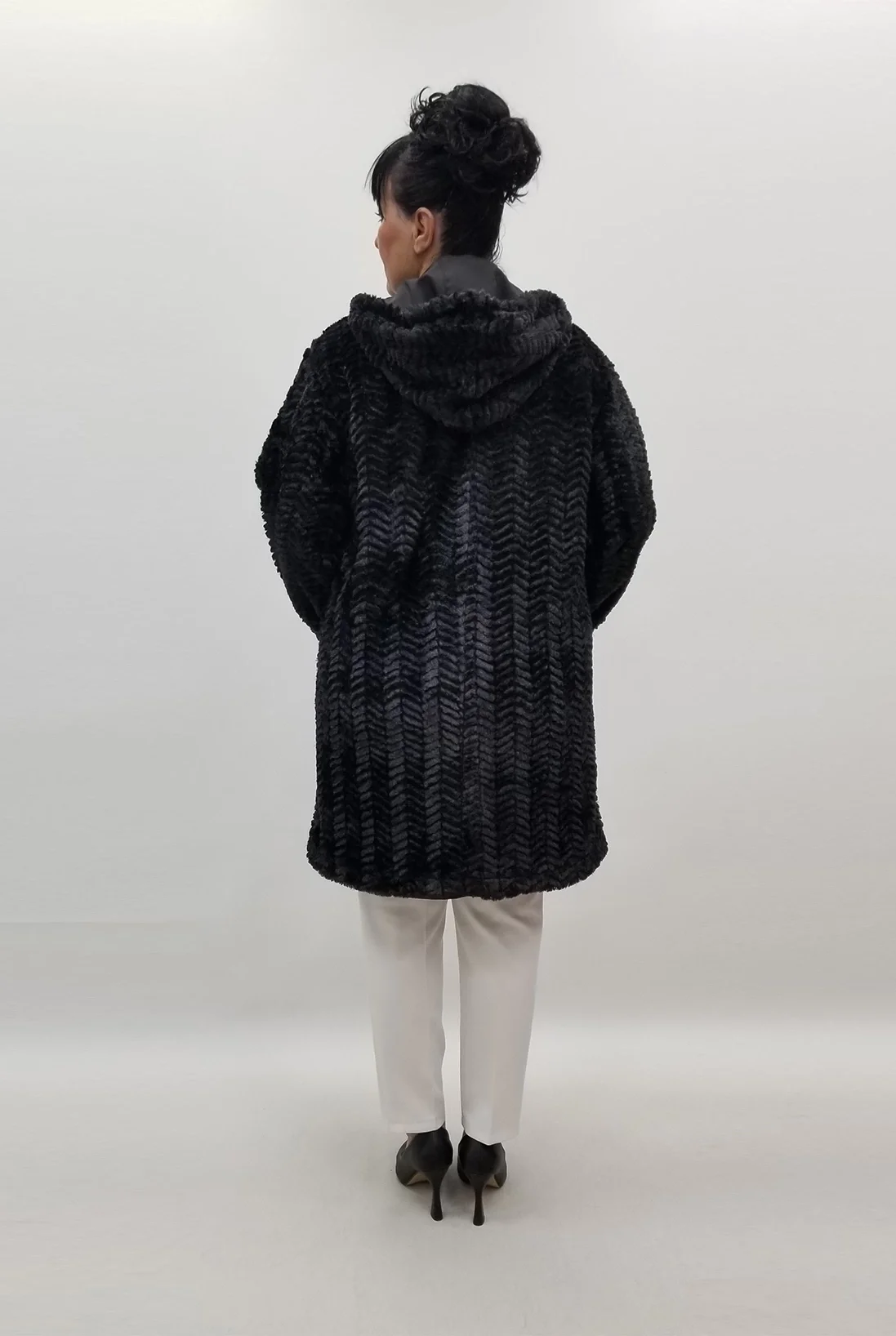 Miraggio Büyük Beden Kaban 99380 SİYAH