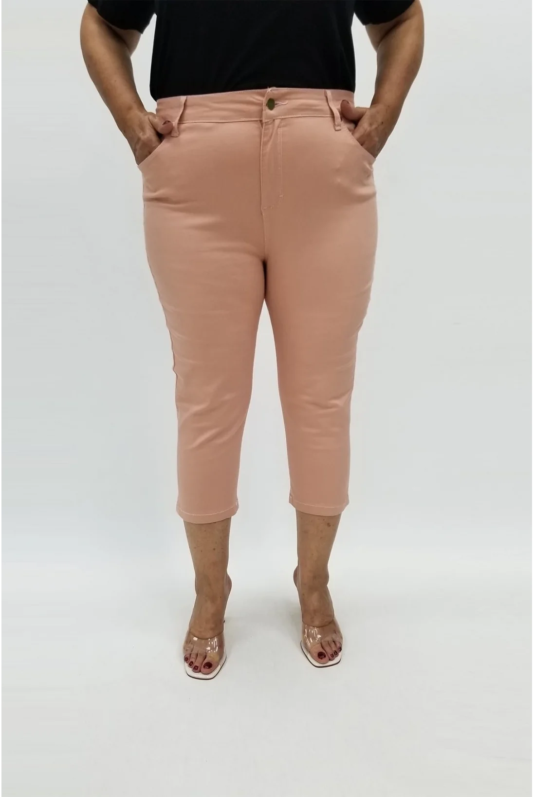 Miraggio Büyük Beden Kapri 97952 PUDRA