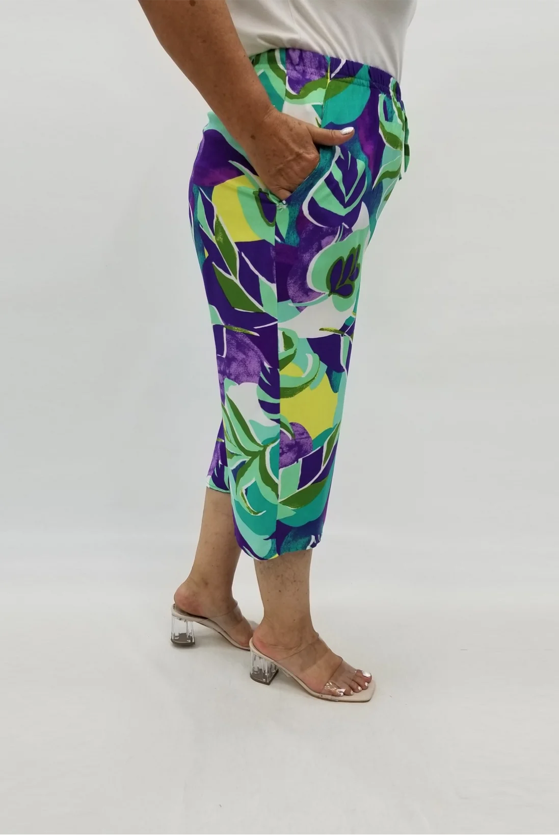 Miraggio Büyük Beden Kapri 98933 MOR