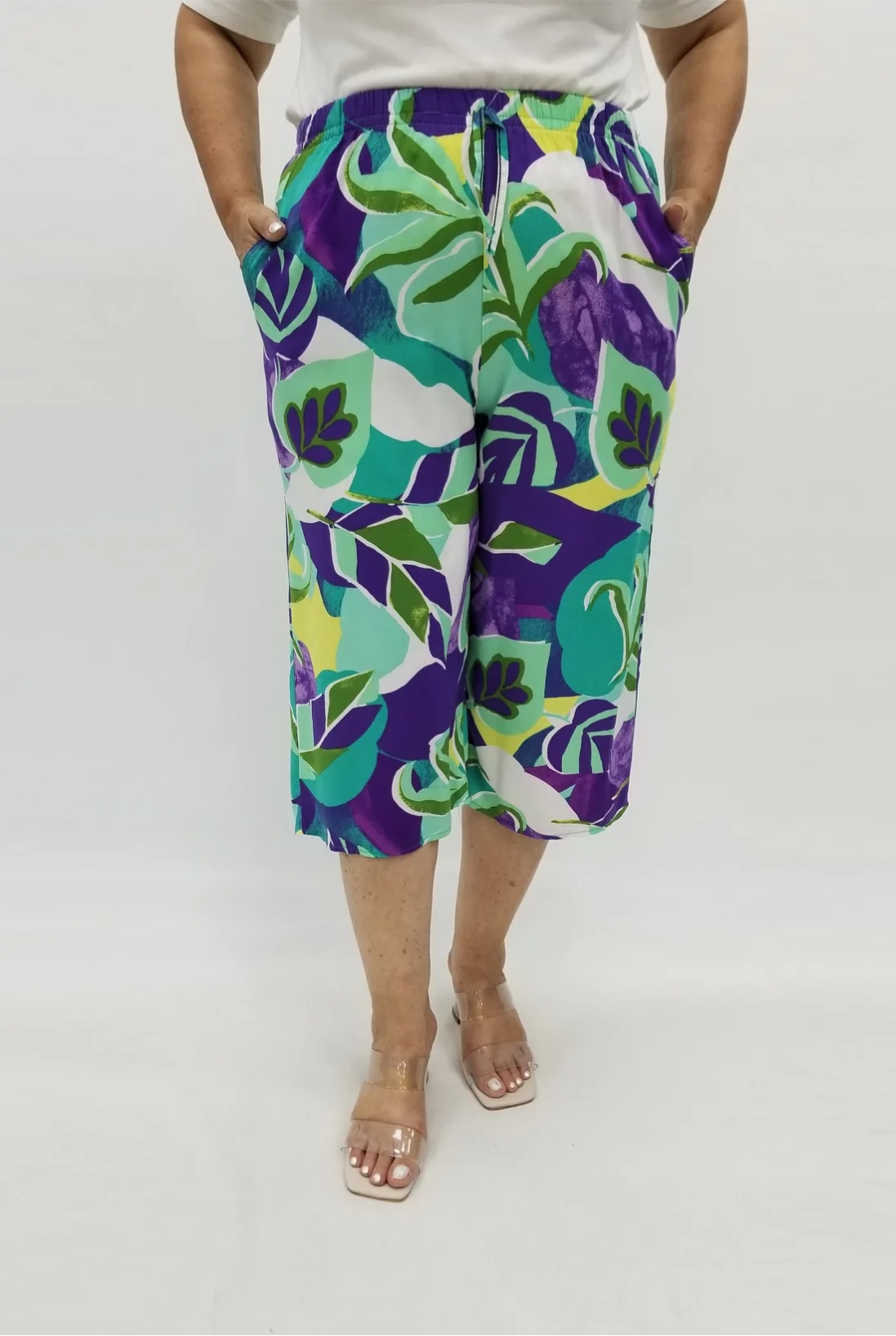 Miraggio Büyük Beden Kapri 98933 MOR