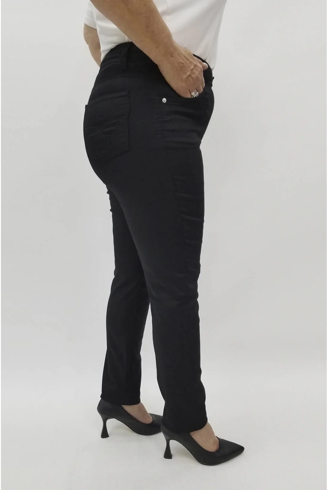 Miraggio Büyük Beden Kot Pantolon 98768 SİYAH