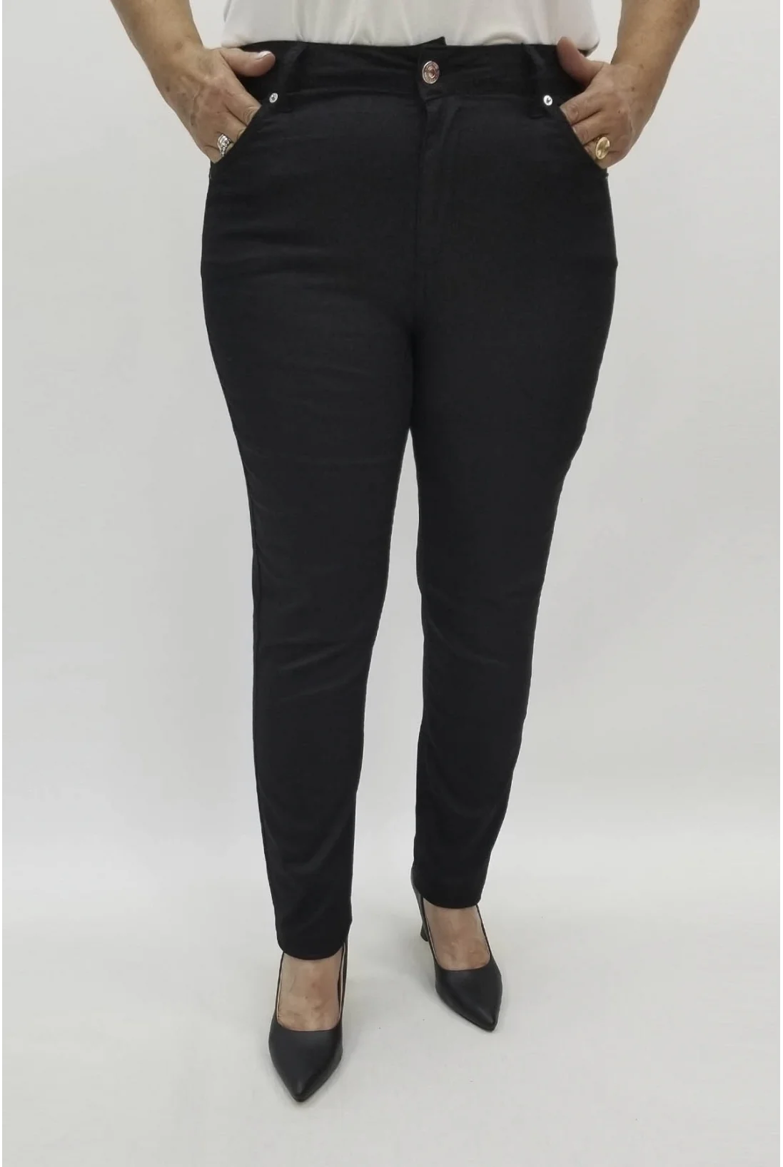 Miraggio Büyük Beden Kot Pantolon 98768 SİYAH