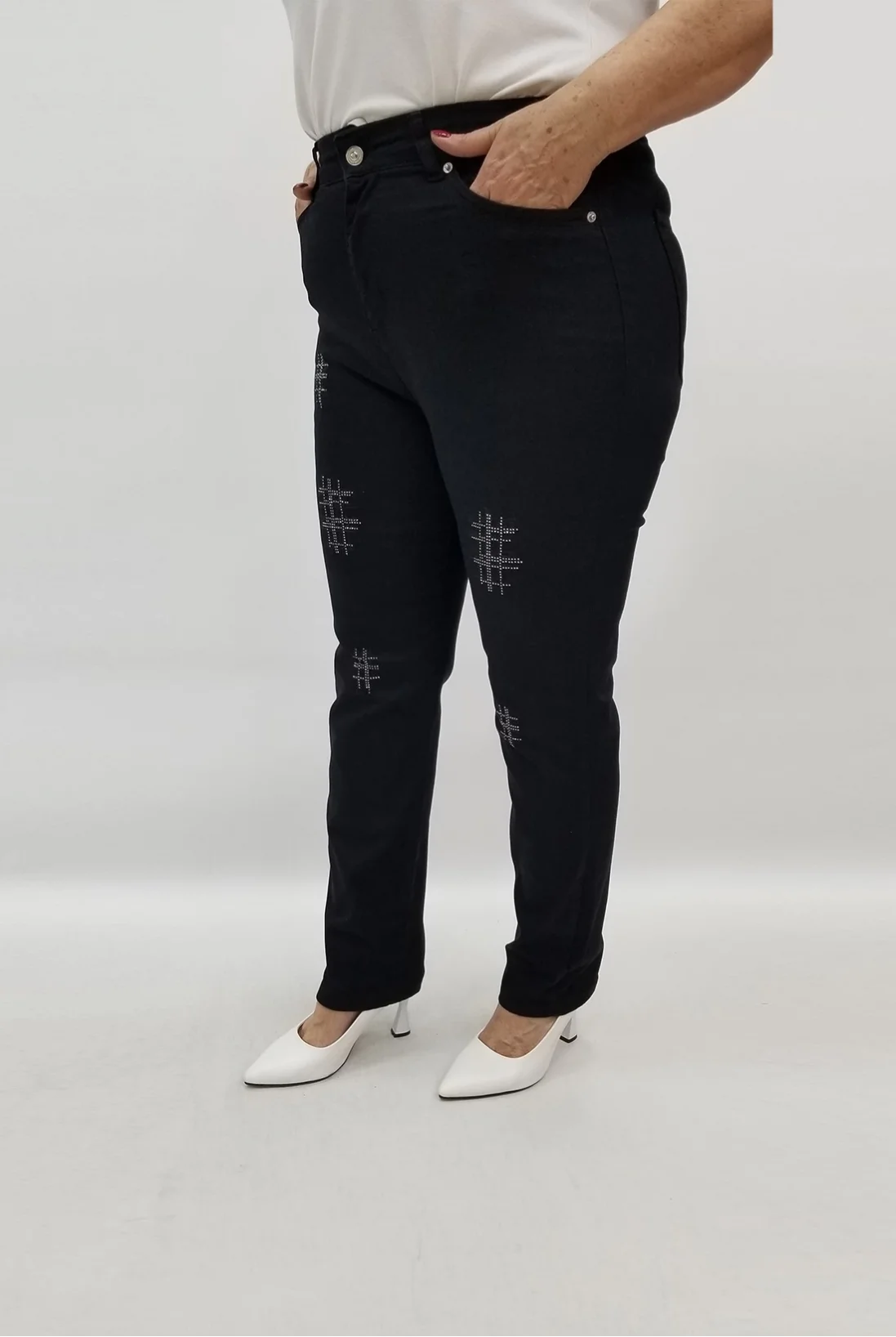 Miraggio Büyük Beden Kot Pantolon 99500 SİYAH