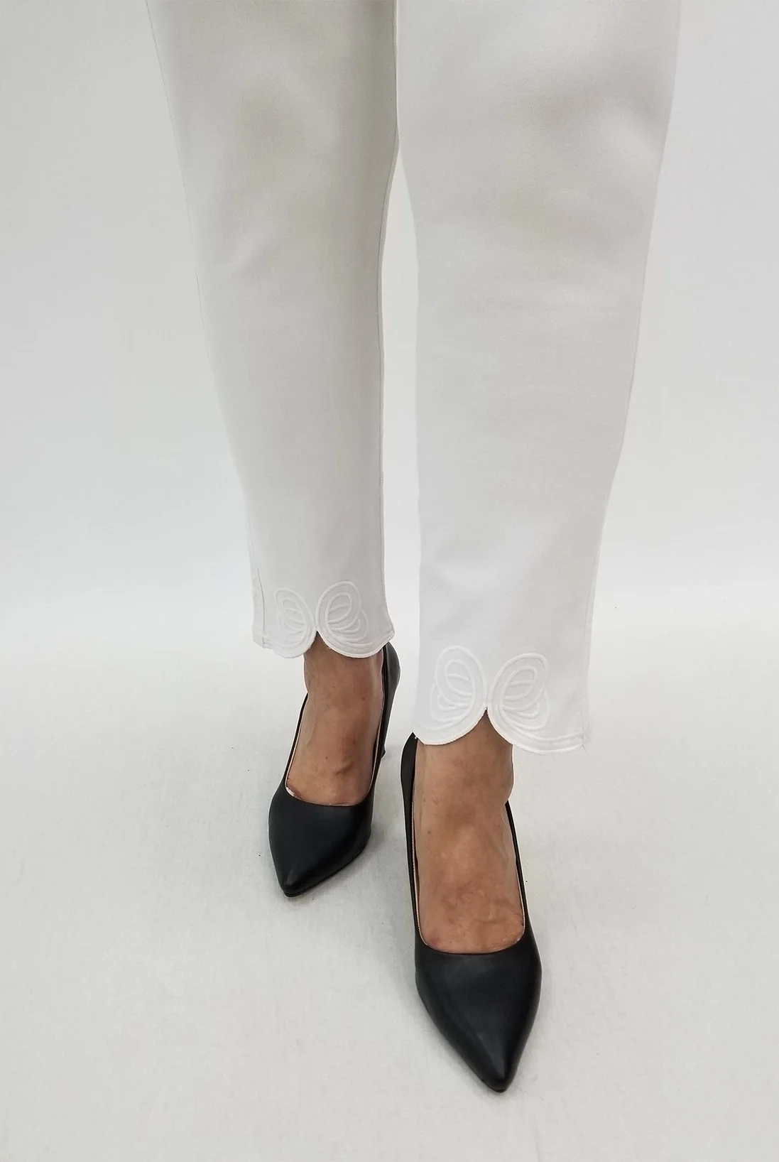 Miraggio Büyük Beden Kot Pantolon 99788 BEYAZ